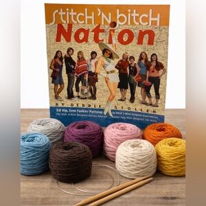 KNITTING BOOK Stitch' n Btch Nation Book Debbie Stoller 50 Hip Funkier Patterns